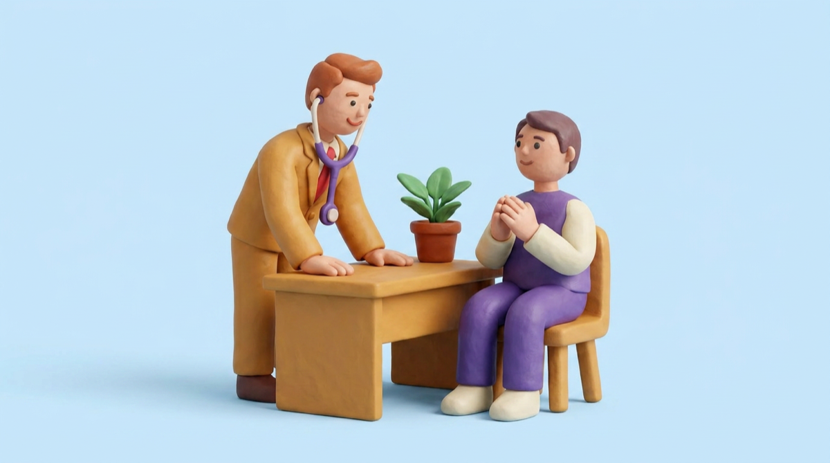 Danger or a stopped daily life = urgent care — asking for help is courage