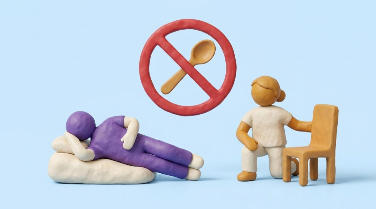 أبعد ما حوله واحمِ رأسه — والملعقة ممنوعة منعًا باتًا