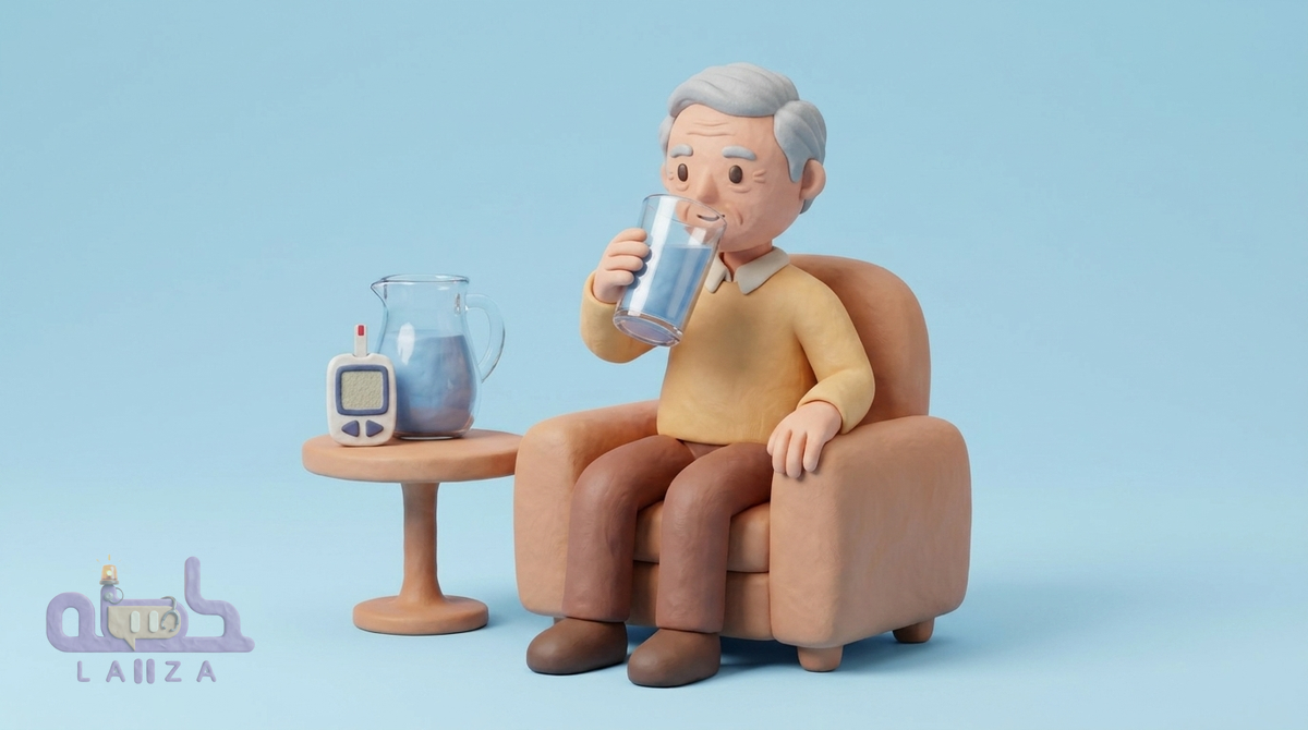 Frequent sips of water and frequent checks — and never stop diabetes medication while ill